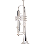 LR180S72 Bach Stradivarius Professional Trumpet 72 Bell - Silver Plated with Reversed Leadpipe