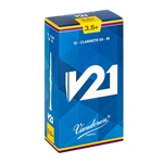 CR803 Vandoren Bb Clarinet V21 Reeds Strength #3; Box of 10