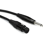 Hosa HMIC-005HZ Pro Microphone Cable, REAN XLR3F to 1/4 in TS, 5 ft