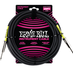Ernie Ball P06046 20' Straight / Straight Instrument Cable - Black