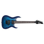 GRGA120QATBB Ibanez Gio GRGA120QA - Transparent Blue BurstSolidbody Electric Guitar with Poplar Body, Quilted Maple Top, Maple Neck, Purpleheart Fingerboard, and 2 Humbucking Pickups