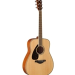 Yamaha FG820LLeft-handed folk guitar; solid Sitka spruce top, mahogany back and sides, die-cast chrome tuners; Natural