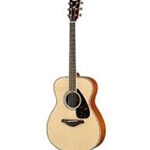 Yamaha FS820Small body, folk guitar; solid Sitka spruce top, mahogany back and sides, die-cast chrome tuners; Natural