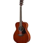 Yamaha FS850 
Small body, folk guitar; solid mahogany top, mahogany back and sides, die-cast chrome tuners; Natural
