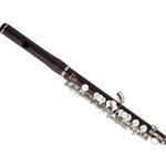 Yamaha YPC-62 Professional Piccolo; key of C; grenadilla body and headjoint, silver-plated nickel-silver keys; PCC-62 case