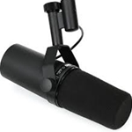 Shure SM7B Cardioid Dynamic Studio Vocal Microphone, includes standard and close-talk windscreens
