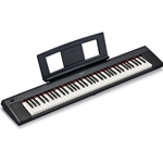 Yamaha NP32B KIT
(includes SK D2) 
76-key mid-level Piaggero ultra-portable digital piano. Black.