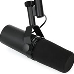 Shure  SM7B Cardioid Dynamic Studio Vocal Microphone, includes standard
and close-talk windscreens