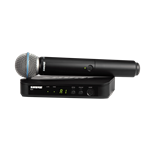 Shure BLX24/B58
Handheld Wireless System with BETA®58A Handheld
Microphone