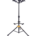 Hercules Stands GS432B PLUS Tri Guitar Stand with Auto Grip System and Foldable Yoke