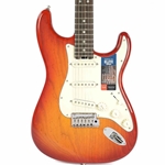 Fender 0114001731 American Elite Series Stratocaster with Rosewood Fingerboard - Aged Cherry Burst SSS