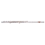AZ-Z3RBOP Azumi AZ3SRBOP Silver Body Open Hole Flute with Rose Gold Lip and Crown