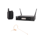 Shure GLXD14R/MX53 Rack Mountable Bodypack Wireless System with MX153 
Headworn Earset Microphone