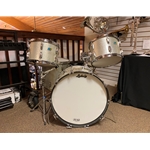 Ludwig SILVER SPARKLE 5PC 1960's Silver Sparkle 5 Piece Drum Set with stands (Consignment / Used)