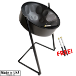 Panyard W1701 Caribbean Night C20 Lead Pan (W1700) + Stand (W2080) + Mallets (W4057)