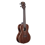 Kala KA-EBY-C-CE Striped Ebony Concert Ukulele with EQ