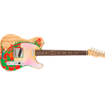 JIMMYPAGEDRAGON Fender Signature Artist Series Jimmy Page Telecaster with Rosewood Fretboard 2019 - Natural with Dragon Graphic
