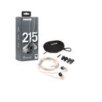 Shure SE215-CL Sound Isolating™ Earphones with Dynamic MicroDriver and Detachable Cable (Clear)