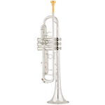 S.E. Shires STRBRVO Shires Bravo Silver Plated Trumpet