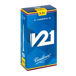 CR8035 Vandoren Bb Clarinet V21 Reeds Strength #3.5; Box of 10
