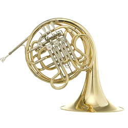HH6802NSA-1-0 Hans Hoyer F/Bb Professional Double French Horn  - "Kruspe Style" Detachable Bell