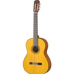 Yamaha CG142SHNylon acoustic; solid Engelmann spruce top, nato back and sides, rosewood fingerboard, lower action; Natural
