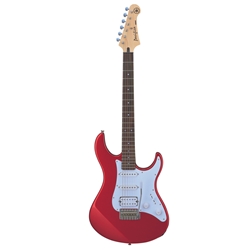 PAC012METALLICRED Yamaha PAC012DLX Pacifica Electric Guitar - Metallic Red6-string Solidbody Electric with Agathis Body, Maple Neck, Rosewood Fingerboard, and Two Single-coil and One Humbucking Pickup