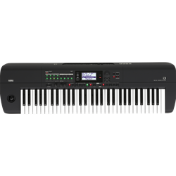 Korg I3MB i3-MB 61-key Workstation Keyboard with Onboard Sequencer, Effects, and EQ; USB-to-Host, USB-to-Device - Black