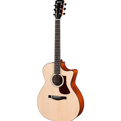 AC122-1CE Eastman Acoustic Guitar - Solid Sitka Top - Concert Body with Cutaway with Gig Bag