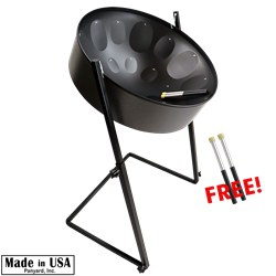 Panyard W1701 Caribbean Night C20 Lead Pan (W1700) + Stand (W2080) + Mallets (W4057)