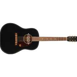 Gretsch 2711230511 Deltoluxe Dreadnought Acoustic Guitar Black Top